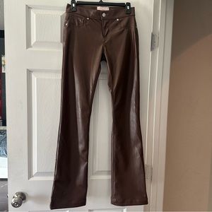 Brown Leather Pants